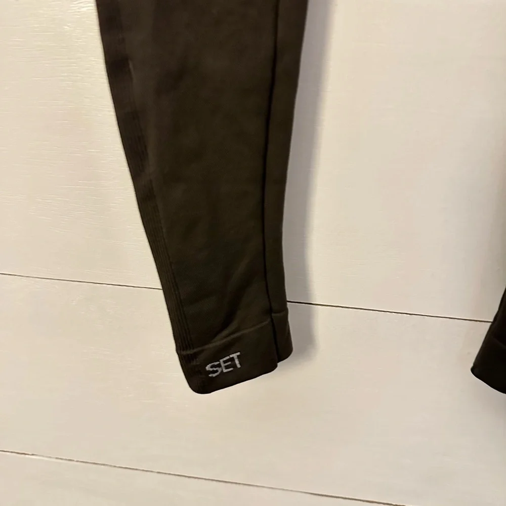 SET ACTIVE S Brown sculpt flex power compression activewear yoga walking legging - Picture 11 of 12